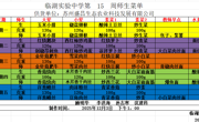 2025-2026第一学期第十五周师生菜单